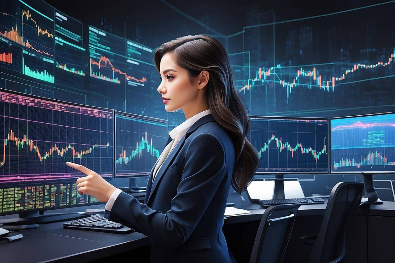 Oscylatory RSI MACD i średnie kroczące na platformie MetaTrader Forex